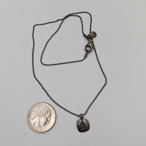 Silpada N1925 925 Sterling Silver Cross Pendant Necklace Faith Religious - Picture 7 of 11